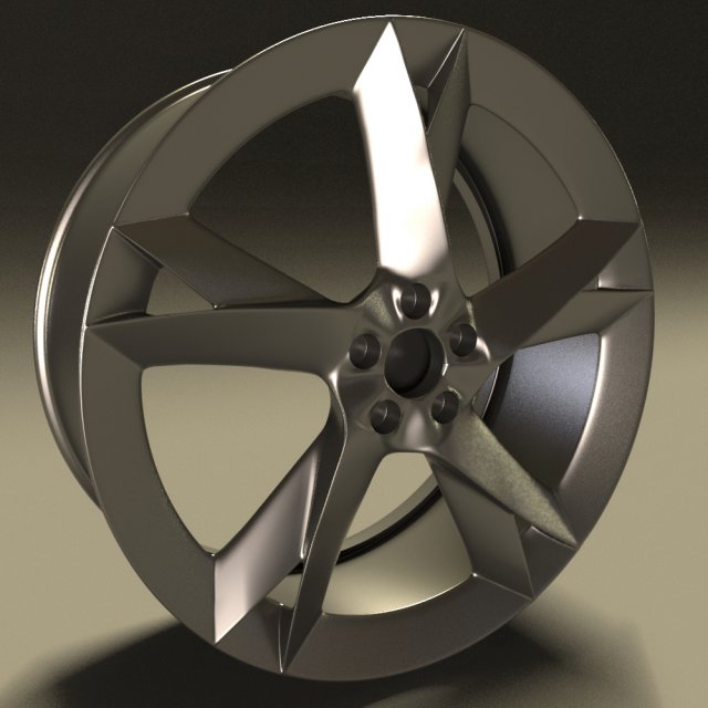 car rim 2 Model 3D .c4d .max .obj .3ds .fbx .stl .blend