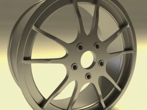汽车轮圈1 3D 模型