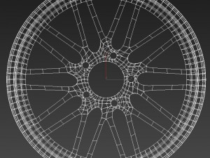 car rim 5 3D Modell