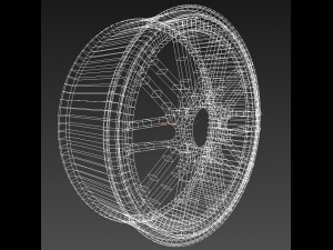 car rim 5 3D Modell