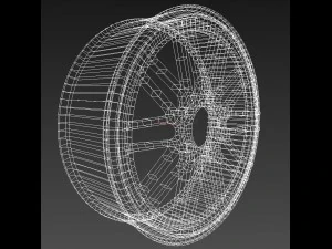 car rim 5 3D Model