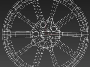 car rim 6 3D Model