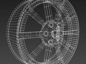 car rim 6 3D Model