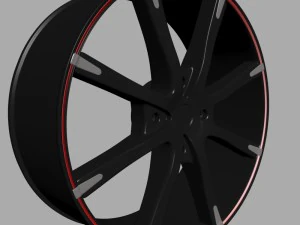 car rim 8b 3D Model