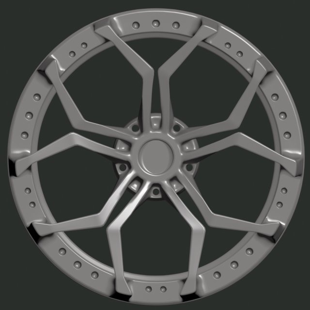 car rim 10 3D Модель .c4d .max .obj .3ds .fbx .stl .blend 
