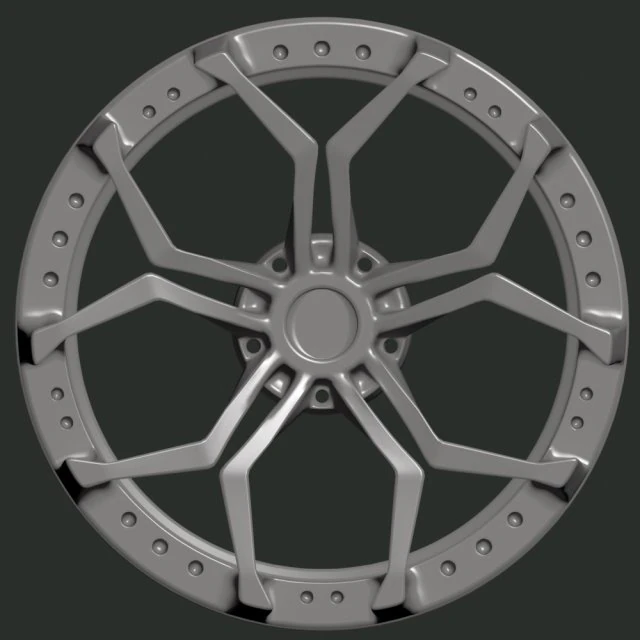 car rim 10 3D Model .c4d .max .obj .3ds .fbx .stl .blend 