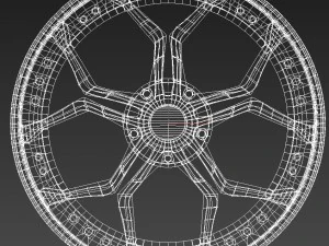 car rim 10b 3D Model