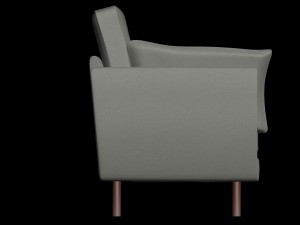 sofa and pillows Modèle 3D