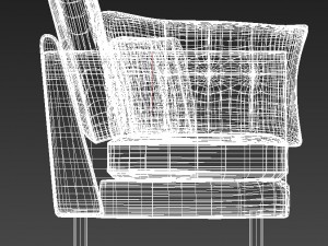 sofa and pillows Modèle 3D