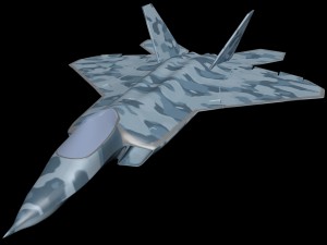 f-22 raptor fighter-jet Model 3D