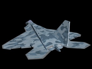f-22 raptor fighter-jet Model 3D