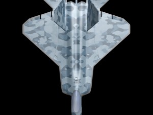 f-22 raptor fighter-jet Model 3D