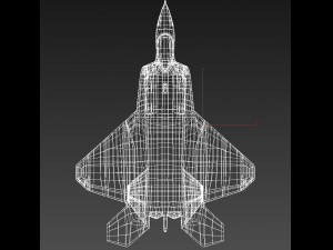 f-22 raptor fighter-jet Model 3D