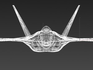 f-22 raptor fighter-jet Model 3D