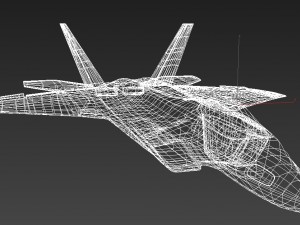 f-22 raptor fighter-jet Model 3D