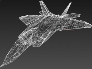 f-22 raptor fighter-jet Model 3D