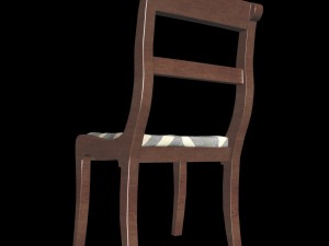 wooden chair Modèle 3D