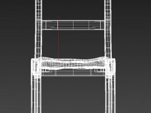 wooden chair Modèle 3D