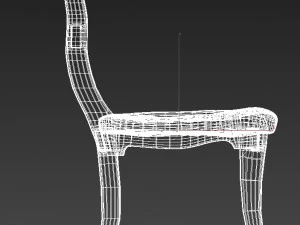 wooden chair 3D Model