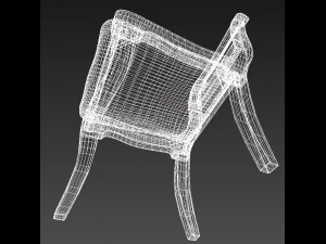 wooden chair 3D Model