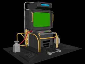 industrial computer 3D मॉडल