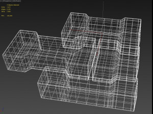 set of pavement modular sett 3D मॉडल