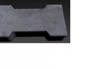set of pavement modular sett 3D मॉडल