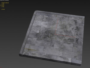 set of pavement modular sett 3D मॉडल