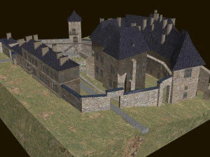 saltworks castle in wieliczka cracow poland 3D Model