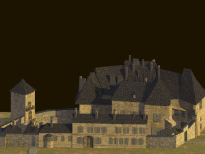 saltworks castle in wieliczka cracow poland Modelo 3D