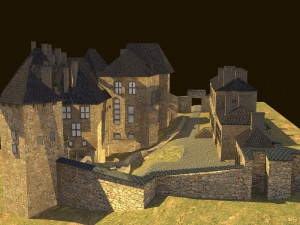saltworks castle in wieliczka cracow poland Modelo 3D