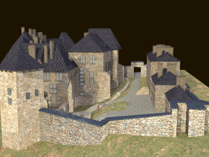 saltworks castle in wieliczka cracow poland Modelo 3D