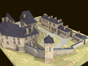 saltworks castle in wieliczka cracow poland 3D Model