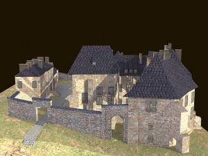 saltworks castle in wieliczka cracow poland Modelo 3D
