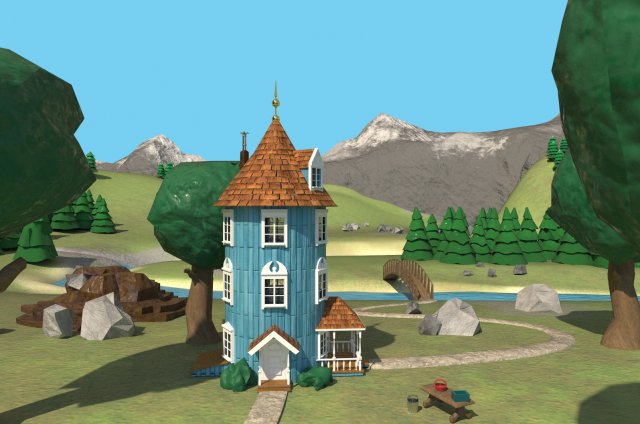 moominvalley Modelo 3D .c4d .max .obj .3ds .fbx .stl .blend 