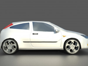 focus mk1 lowpoly 3D Модель