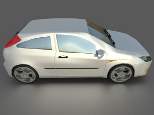 focus mk1 lowpoly 3D-Modell