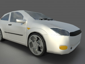 focus mk1 lowpoly 3D-Modell