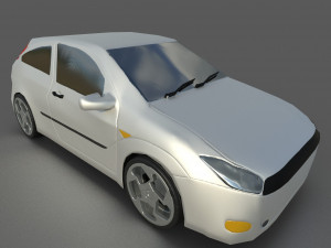 focus mk1 lowpoly 3D-Modell