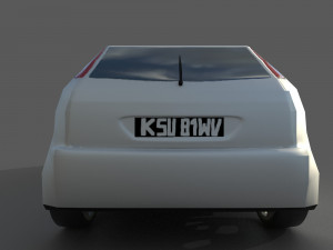 focus mk1 lowpoly 3D-Modell