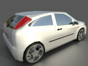 focus mk1 lowpoly 3D-Modell