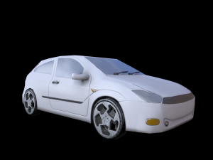 focus mk1 lowpoly 3D-Modell