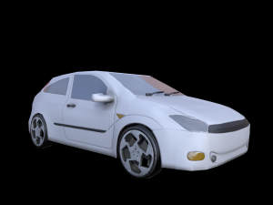 focus mk1 lowpoly 3D-Modell
