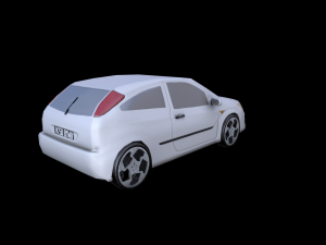 focus mk1 lowpoly 3D-Modell