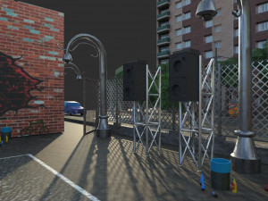 urban environment playground 3D-Modell