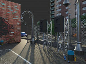 urban environment playground 3D Model