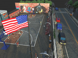 urban environment playground 3D-Modell