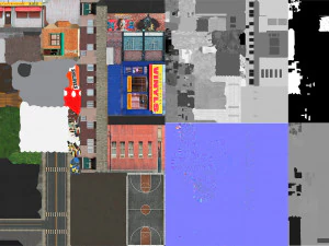 urban environment playground 3D Model