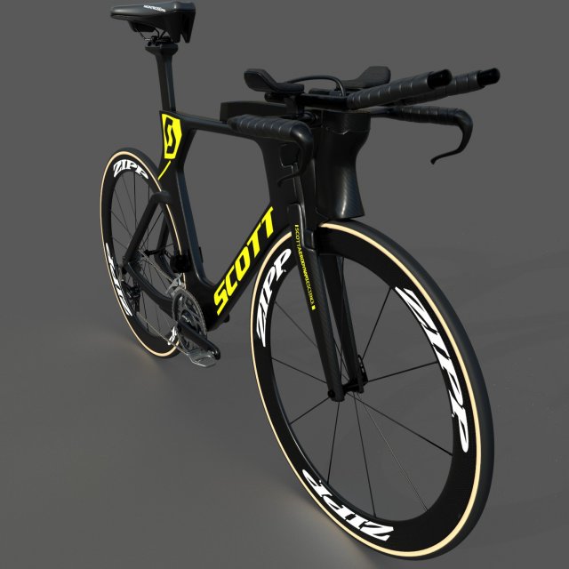 Scotts plasma 5 tt bike 3D Model in Bicycle 3DExport