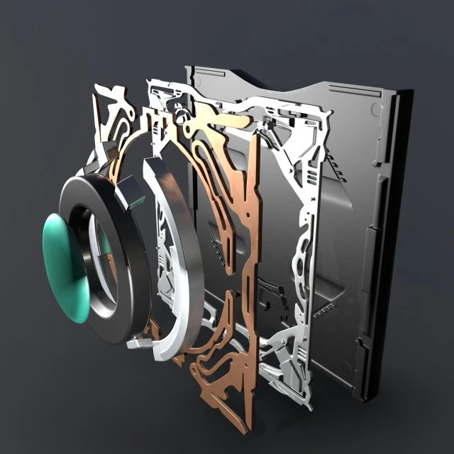 lente da c&acirc;mera Modelo 3D .c4d .max .obj .3ds .fbx .stl .blend 